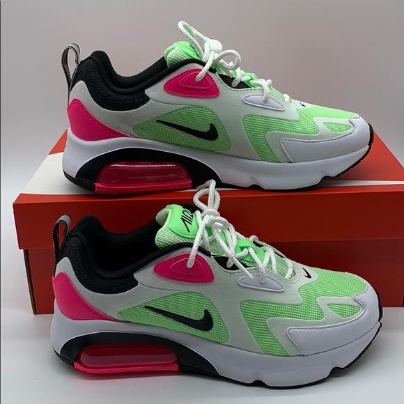 W NIKE AIR MAX 200 white/hyper pink - Picture 4 of 16